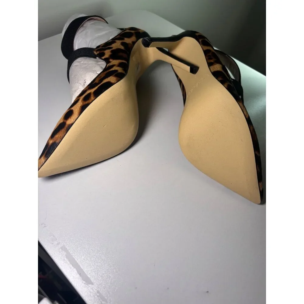 Rachel Zoe 'Jade' Leopard Print Calf Hair Stiletto Heels - Size 6 NIB - Picture 12 of 15